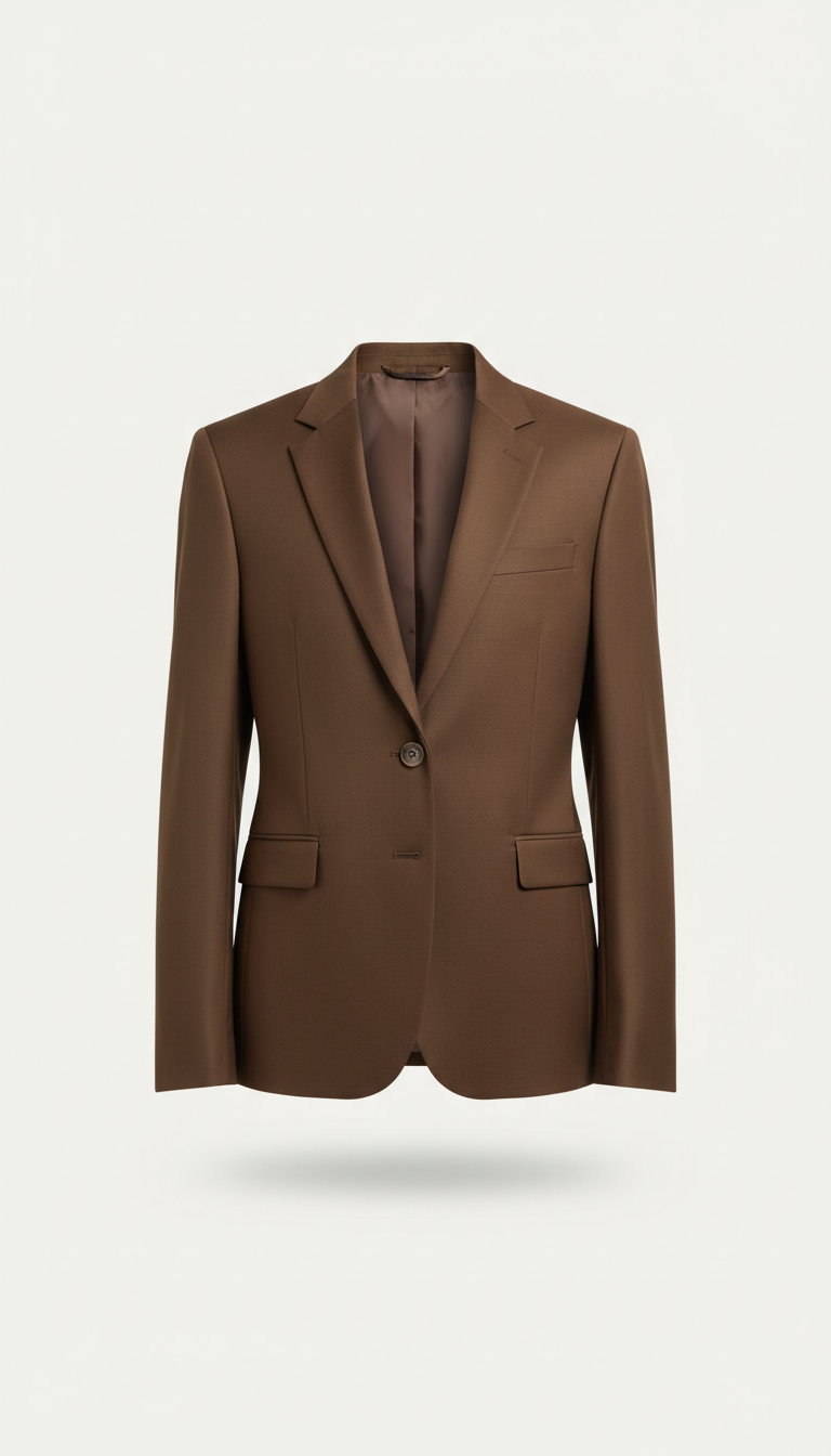 Blazer corte fluido sintético